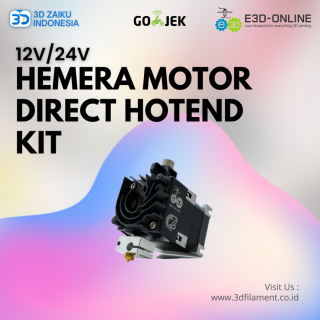 Original E3D Hemera Motor Direct Hotend Kit 12V dan 24V dari UK - 24V